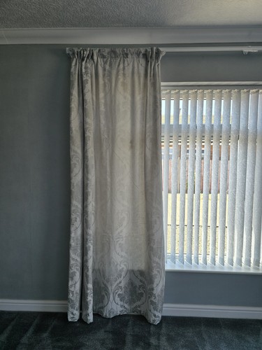 Dunelm light grey patterned - grey,