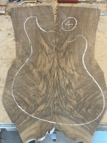 Figured english walnut - walnut,