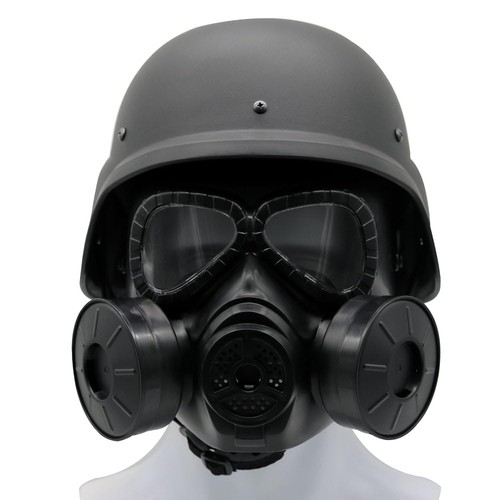 Full face airsoft gas mask - full,