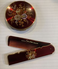 Vintage compact set powder - vintage,