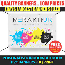 10ft x3ft PERSONALISED PVC Banner Outdoor Vinyl  Advertising Sign Display