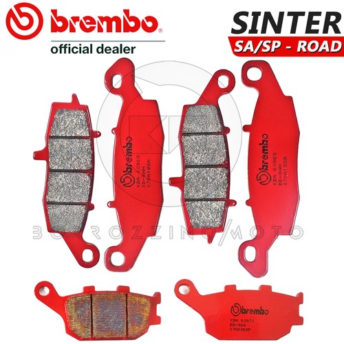 Brake pads brembo front rear - front, +