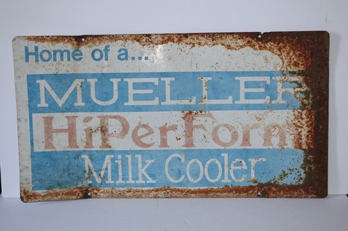Original vintage mueller milk - vintage,