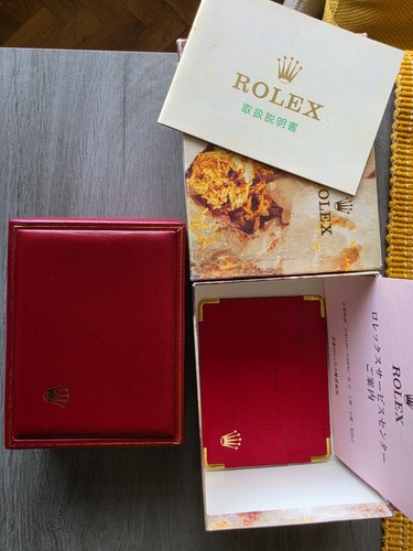 Rolex original red watch box - rolex,
