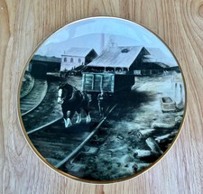 Edwardian coal mining plate: A Heavy Load by David Kristupas