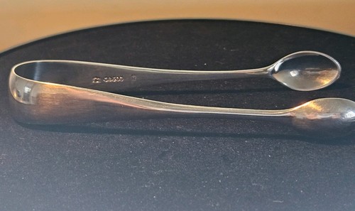 Silver plated sugar tongs - silver-plated,