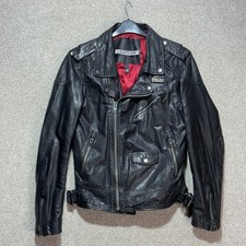Superdry Leather Biker Jacket