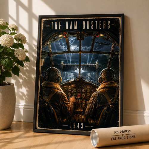 The dam busters vintage - dam, a3