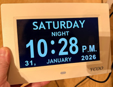 YCOO 8" Digital Calendar Day