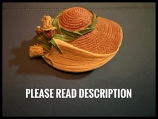 Jane Asher Victorian Collectors Ceramic Hat Frances Willow Hall Pink Missing Box