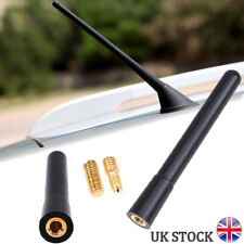 Universal 10cm 4inch Black Car Bee Sting Stubby Short Aerial Ariel Mast Antenna