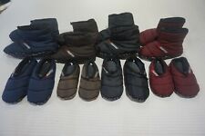 BAFFIN CUSH CAMPING SLIPPERS / BOOTY INSULATED BLUE MERLOT BROWN BLACK ADULT KID
