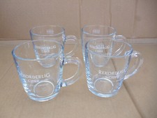4x Rekorderlig Swedish Cider Half Pint Glasses with Handle Glass New