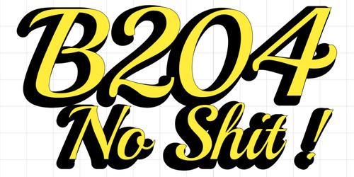 Saab b204 shxt - b204,, sticker