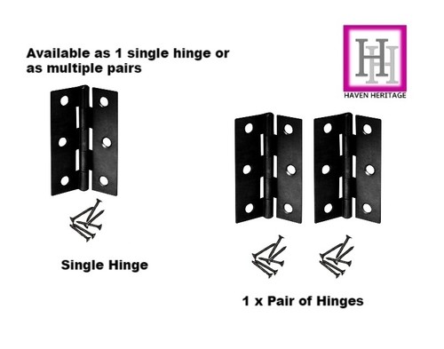 Butt hinges matt - , (75mm)