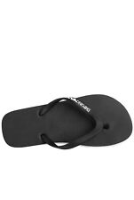 new Emporio Armani Black or navy Flip Flops With Armani Logo  Size UK 6.5, 7 & 8
