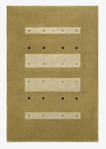 Nordic knots dots olive - nordic, rug