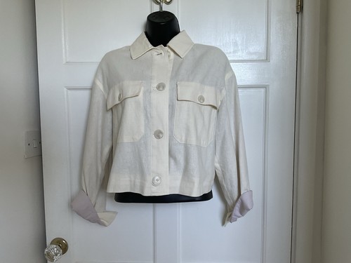 Zara linen mix cream - zara,