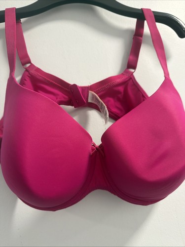 Pink lightly padded - padded, bra