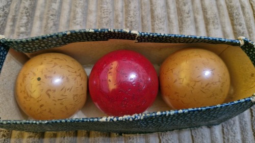 Vintage boxed set billiard - boxed, 3
