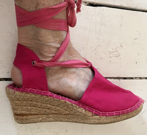 Pink espadrilles ale hop - espadrilles, 37