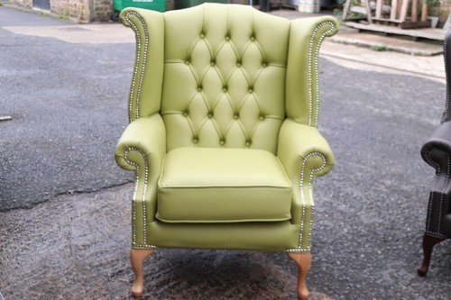 Chair real leather high back - chair,