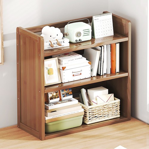 Bamboo desktop bookshelf rack - bamboo,