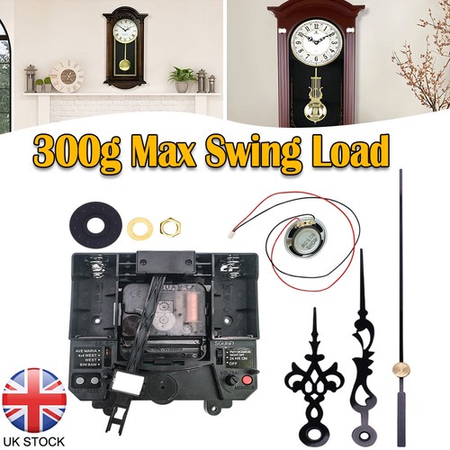Pendulum clock movement with - pendulum,