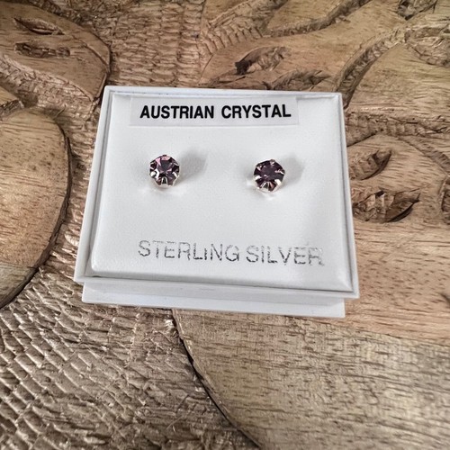 4mm stud earrings sterling - 4mm,