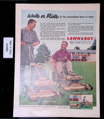 1958 lawn boy deluxe - lawn-boy, &