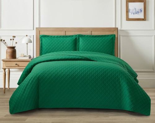 Piece quilted bedspread - 3,