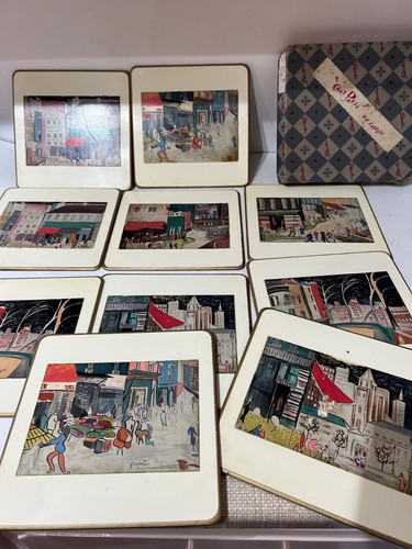 Rare vintage retro boxed table - vintage,