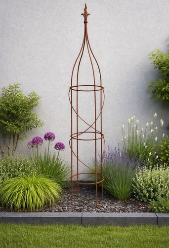 Metal rust garden - rust,