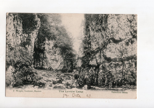 Kevii the lovers leap postcard - kevii,