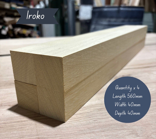 Planed iroko hardwood offcuts - hardwood,