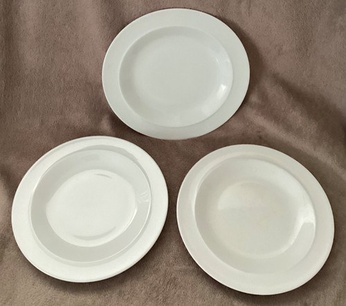 Denby white plate set - denby,
