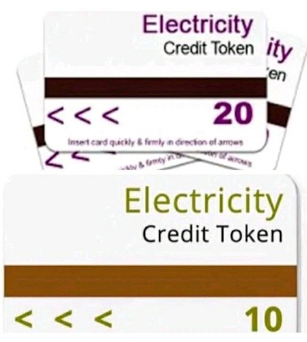 Electricity card - ),