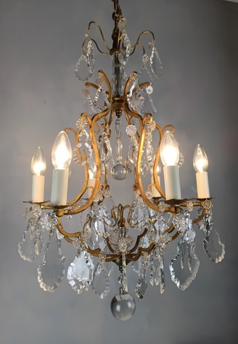 French gilded crystal 6 - gilded,