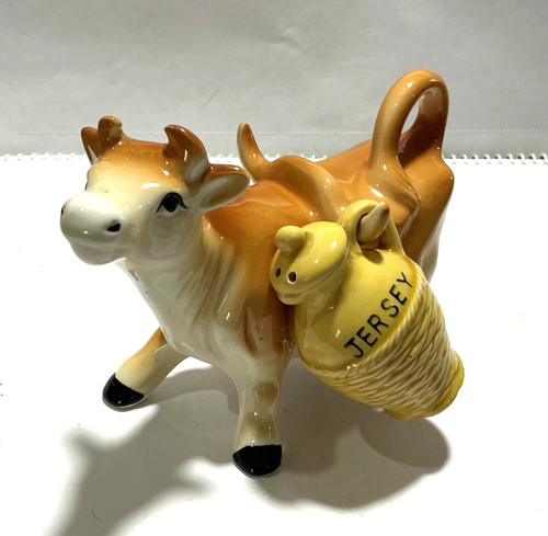 Vintage ceramic jersey - jersey, cow