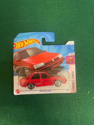 Hot wheels proton saga red - wheels,