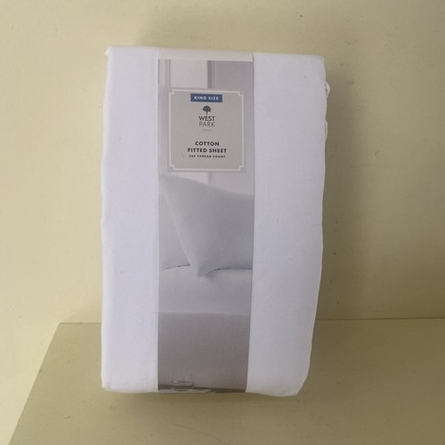 West park cotton fitted - cotton, sheet