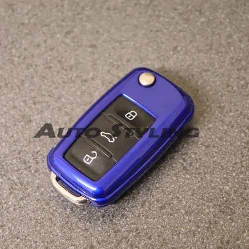 Blue key cover for - key, vw