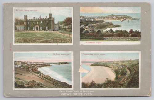 Postcard vintage cornwall - vintage, st