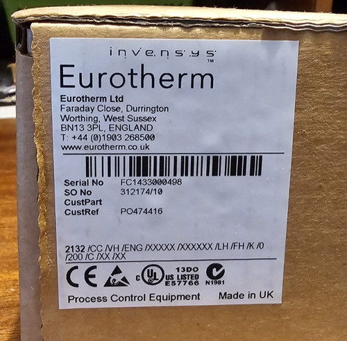 Invensys eurotherm 2132 - invensys,