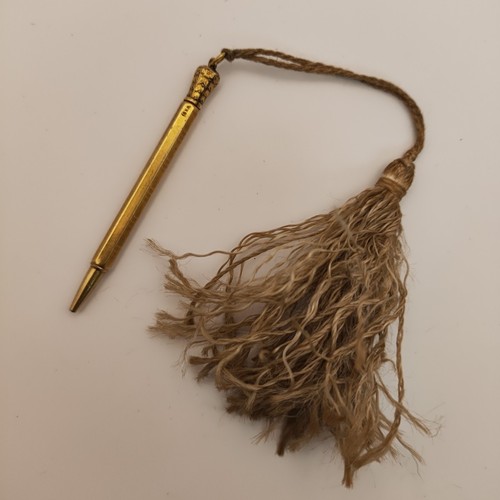 Antique 18k rolled gold twist - rolled,