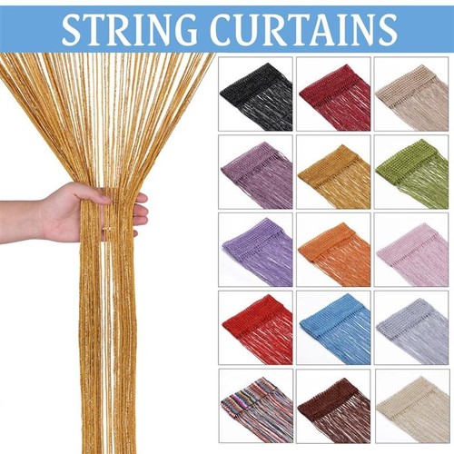 String curtain panels door fly - curtain,