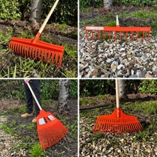 Plastic garden rakes - plastic,