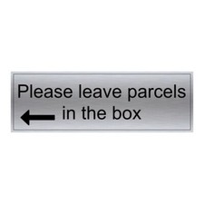 Please leave parcels - please,