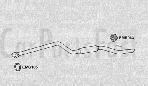 Exma6080 exhaust rear tail - exma6080,