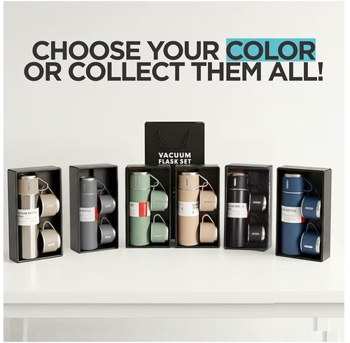 Vacuum flask set - set, 500ml